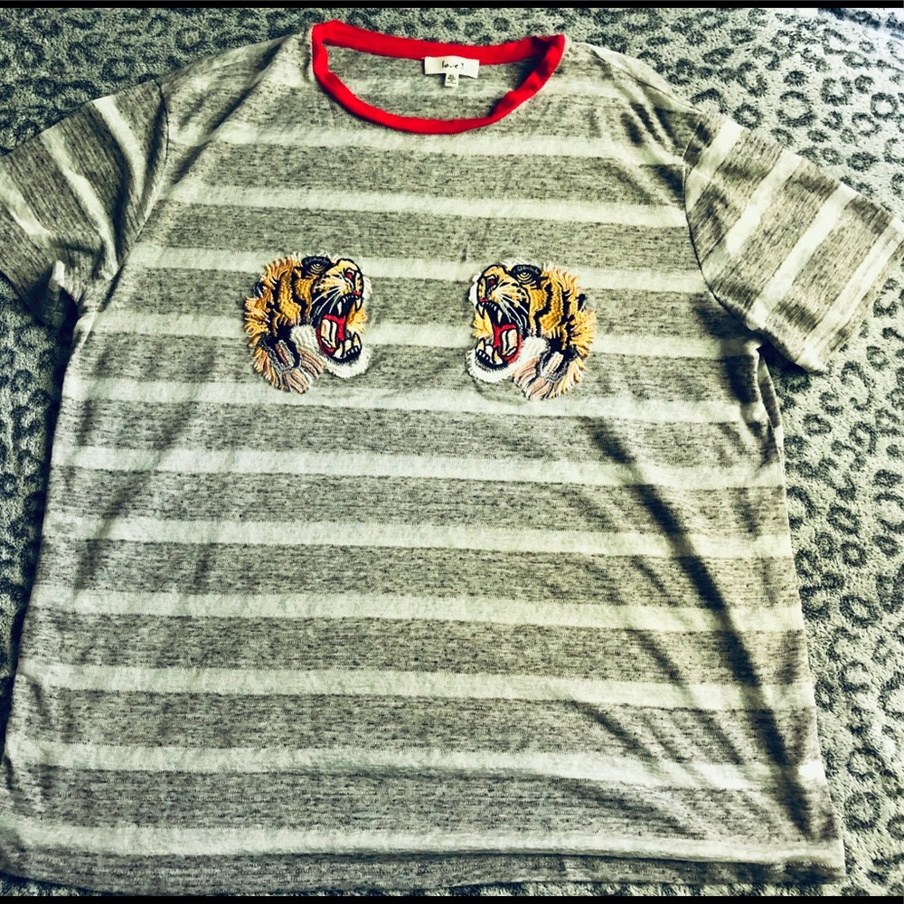 ** 2 for $10 * tshirt with tiger patch detail 🐅